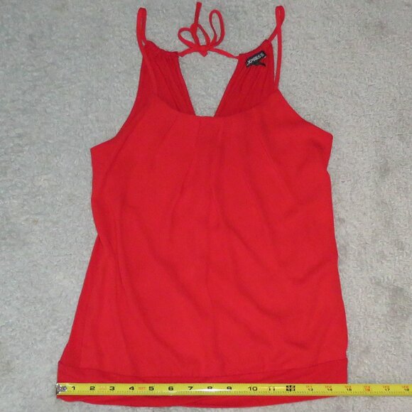 Express Orange Red Sleeveless ID 00400300 Tank Top w/Spaghetti Straps Size XS - Picture 6 of 15